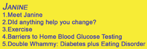 Diabetes information and management video